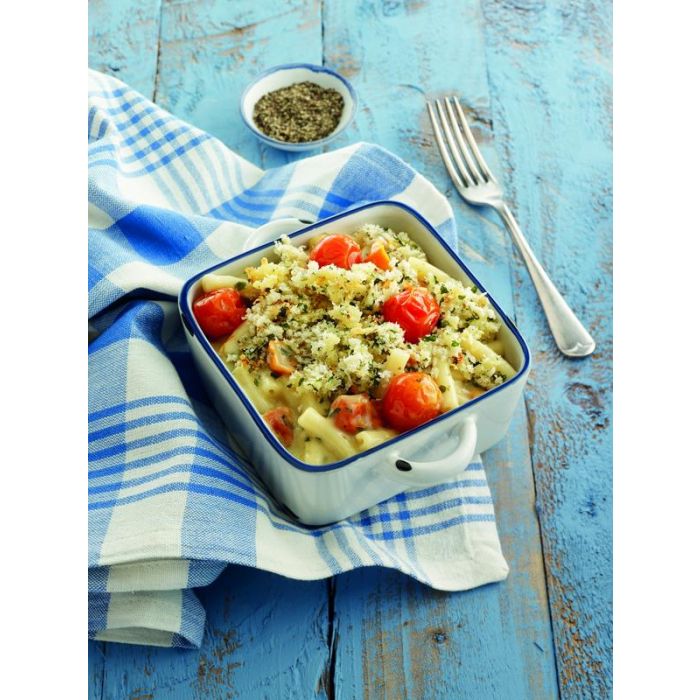 Mini Cheese & Tomato Macaroni Pasta Bake