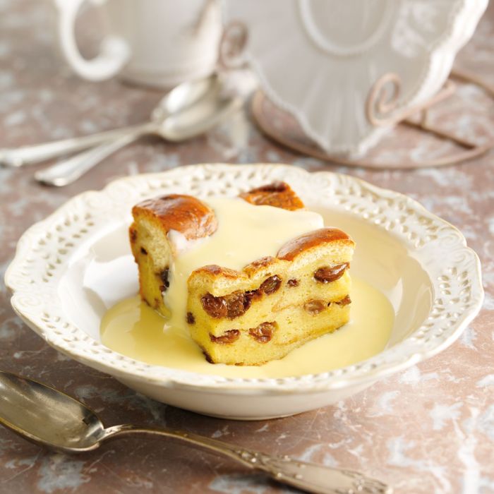 Luxury Brioche & Butter Pudding & Custard