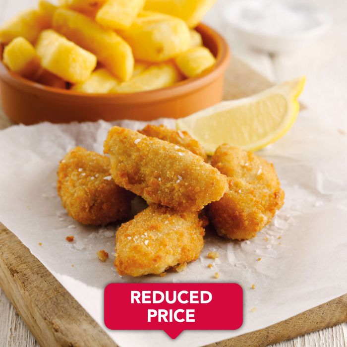 Breaded Scampi & Chips