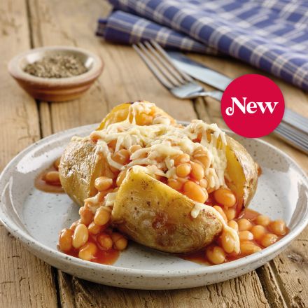 Cheese & Beans Loaded Jacket Potato