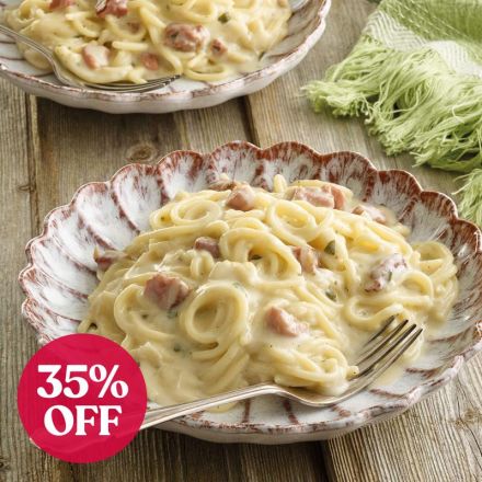 Sharing Spaghetti Carbonara