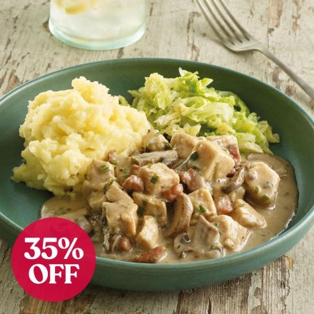 BIG EAT Chicken with Pancetta & Mushrooms