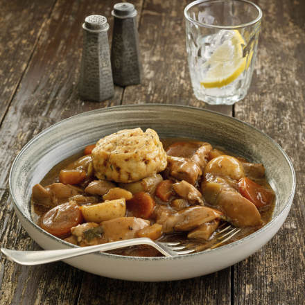 Chicken Casserole with Herb Dumpling