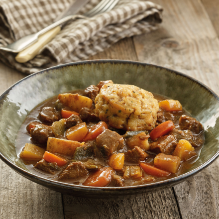 Beef Casserole with Herb Dumpling