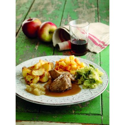 Pork with a Mulled Apple Sauce