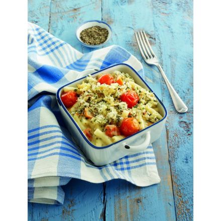 Mini Cheese & Tomato Macaroni Pasta Bake