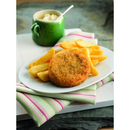 Smoked Haddock Fishcake & Chips