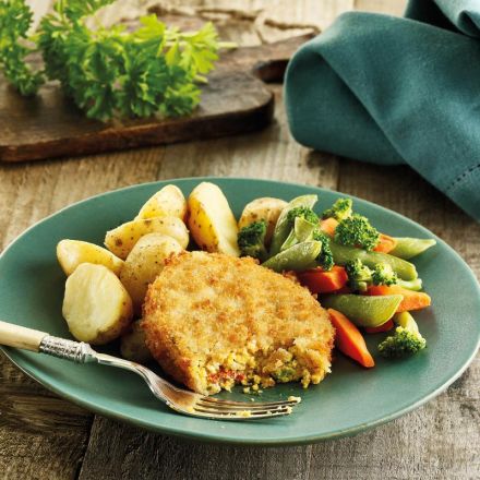 Thai-Style Salmon Fishcake & Vegetables