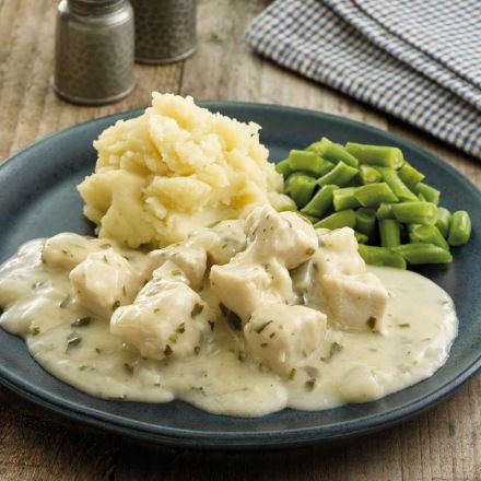 Chicken in White Wine & Garlic