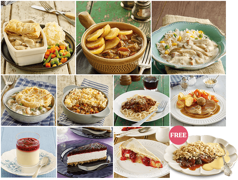 Oakhouse foods fresh spring minis and desserts pack