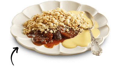 Oakhouse foods free plumb crumble promotion